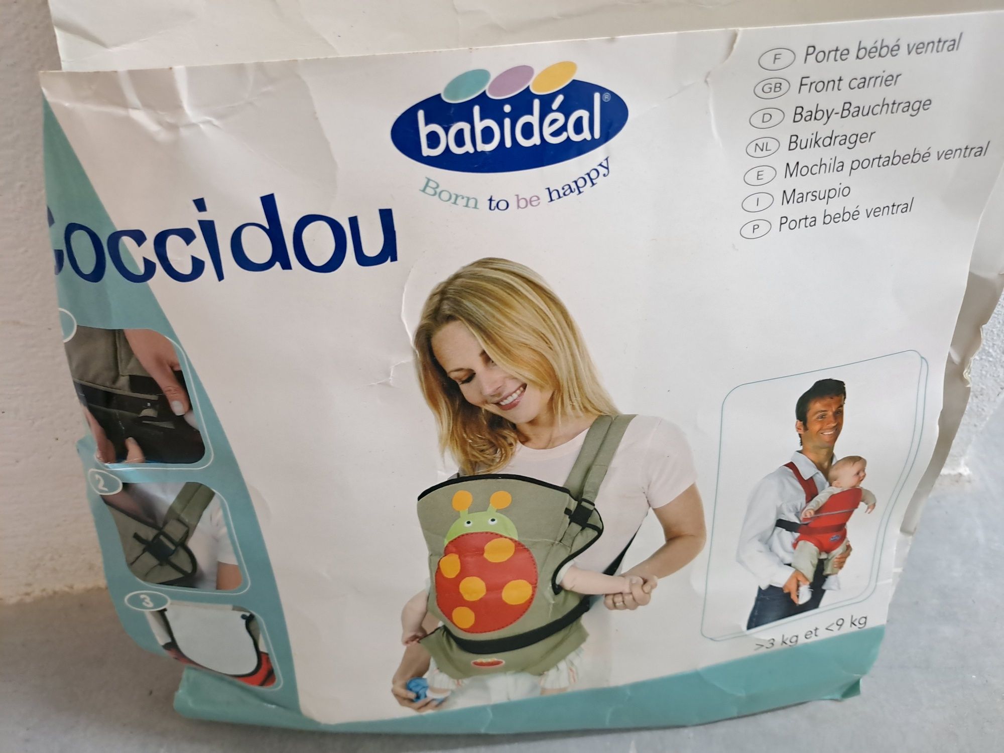 Marsúpio vermelho Babidéal