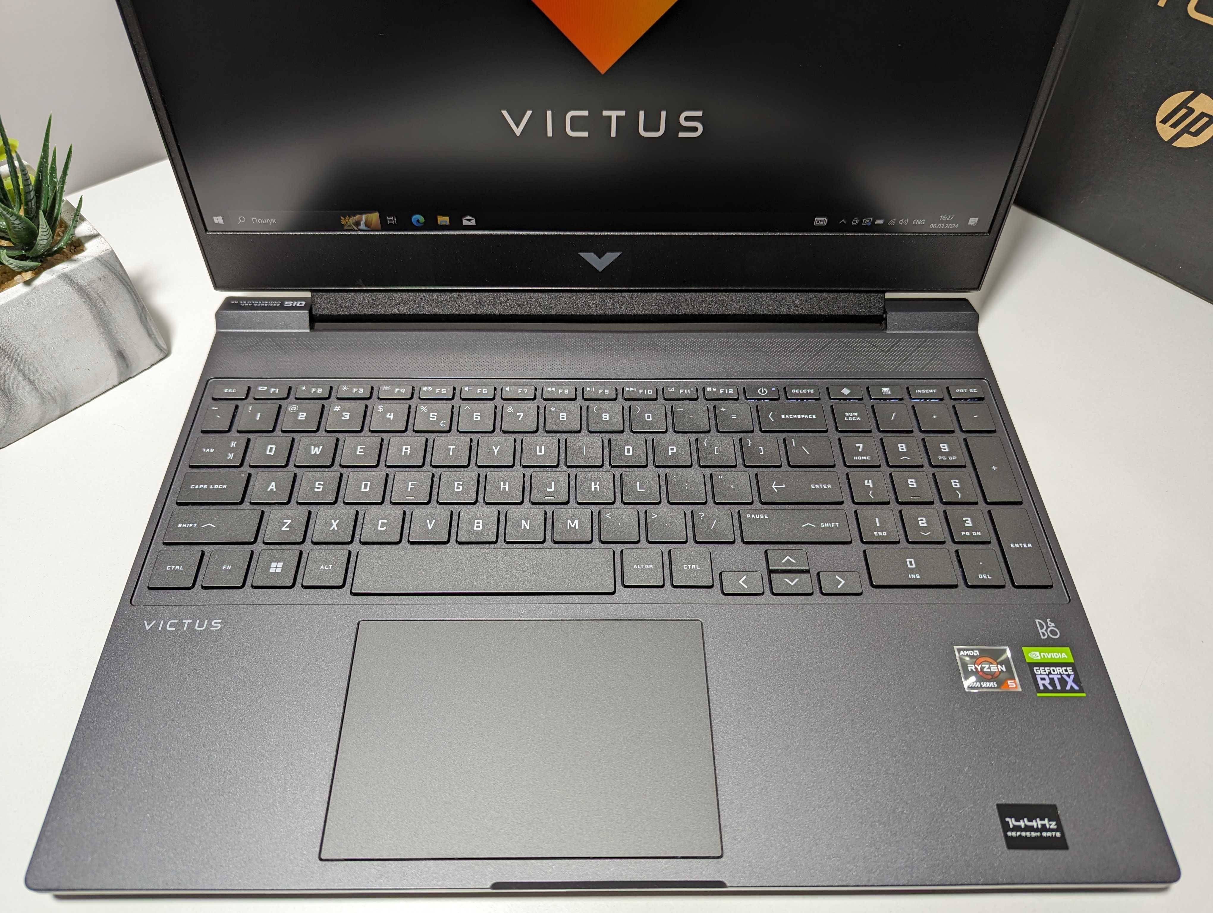 LAPTOP GAMINGOWY HP Victus 15 RTX 3050 Ti Ryzen 5 5600H 144hz