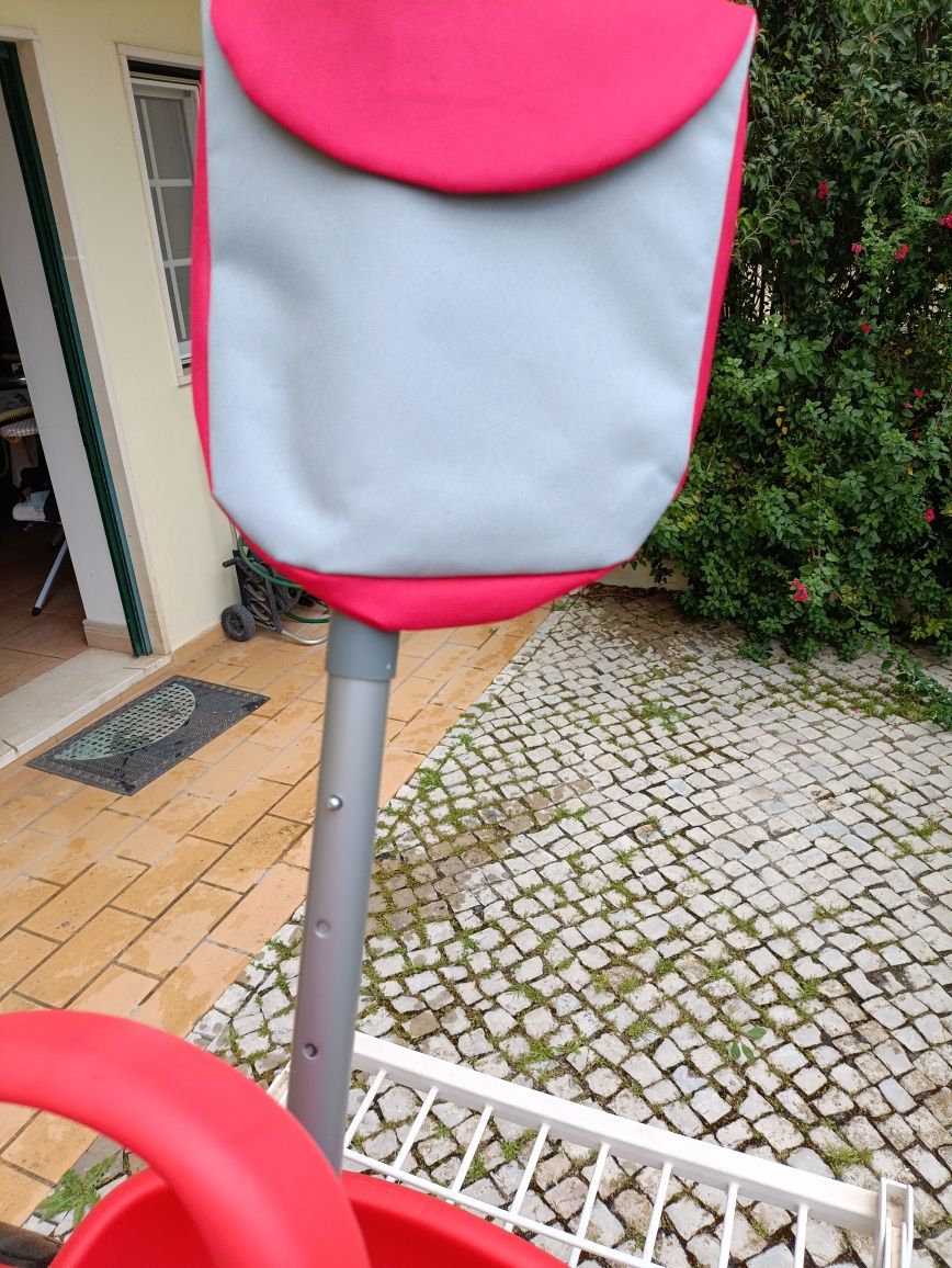 Triciclo criança, com pega para empurrar FEBER