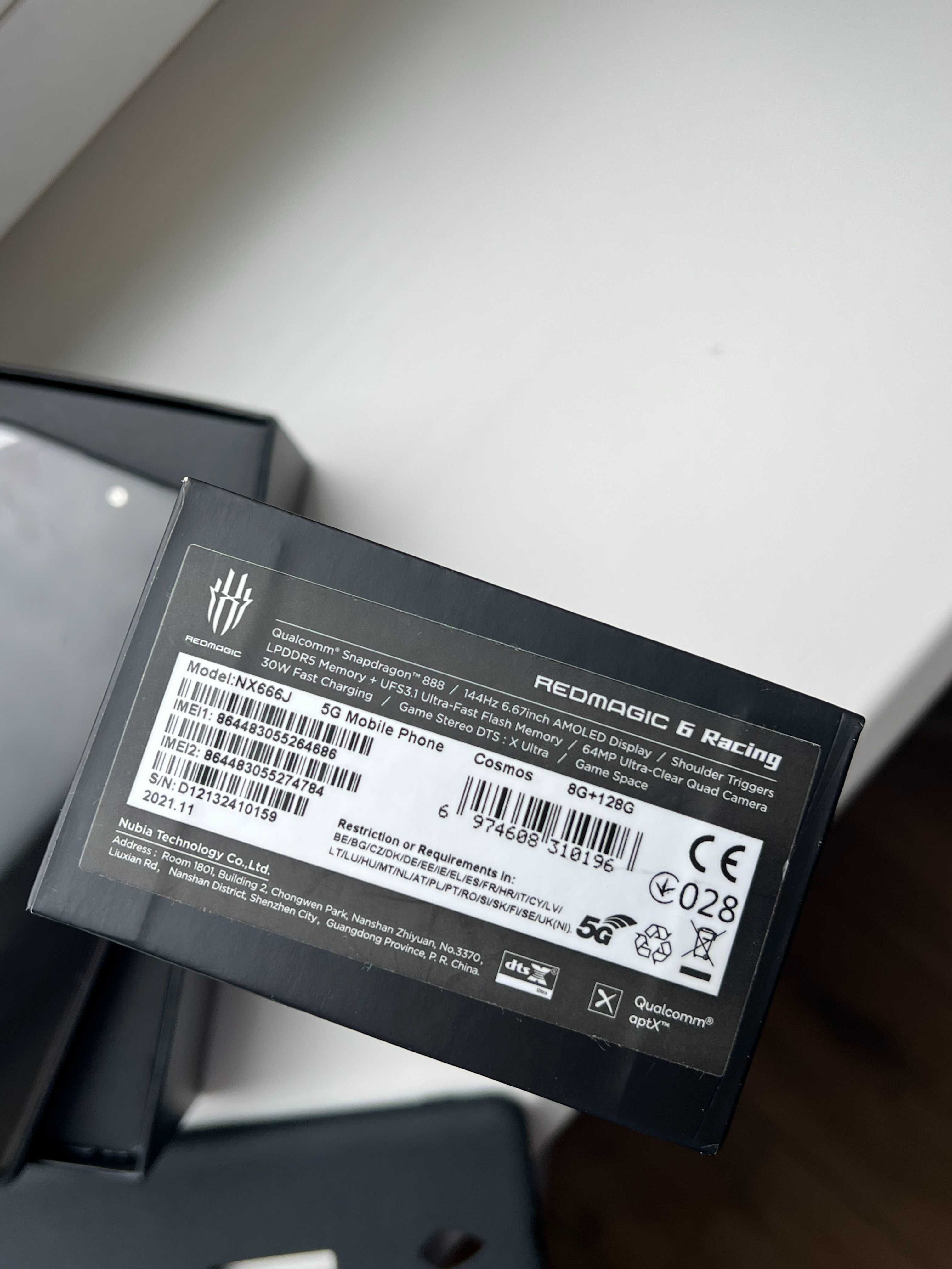 Ігровий ZTE Nubia RedMagic 6R 8/128GB