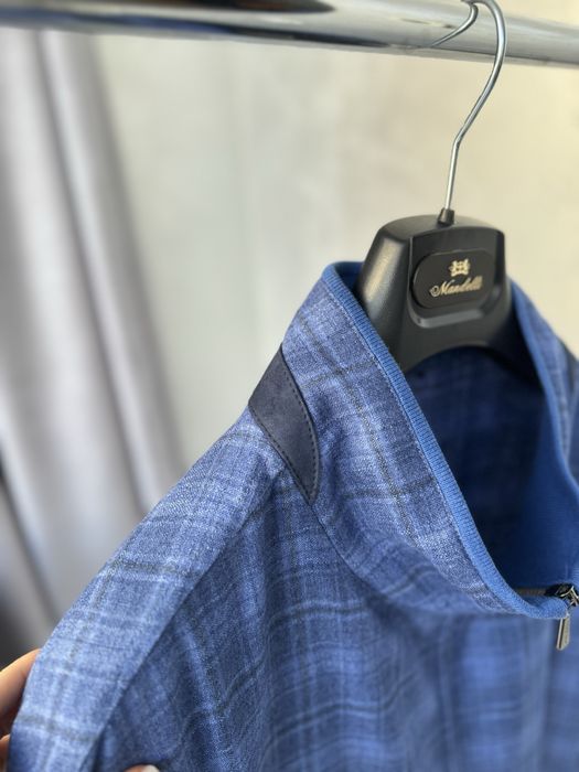 Кашемировая ветровка-бомбер Enrico Mandelli