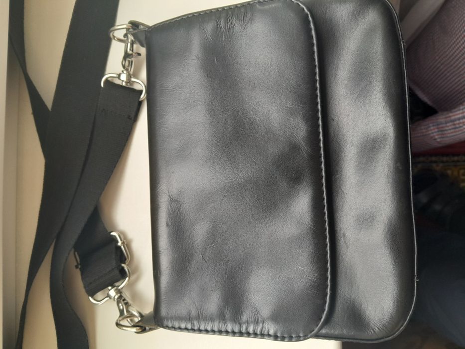 Продам мужскую кожаную барсетку, Б/У,