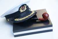 Etui na dokumenty marynarskie i żeglarskie czarne certyfikaty morskie