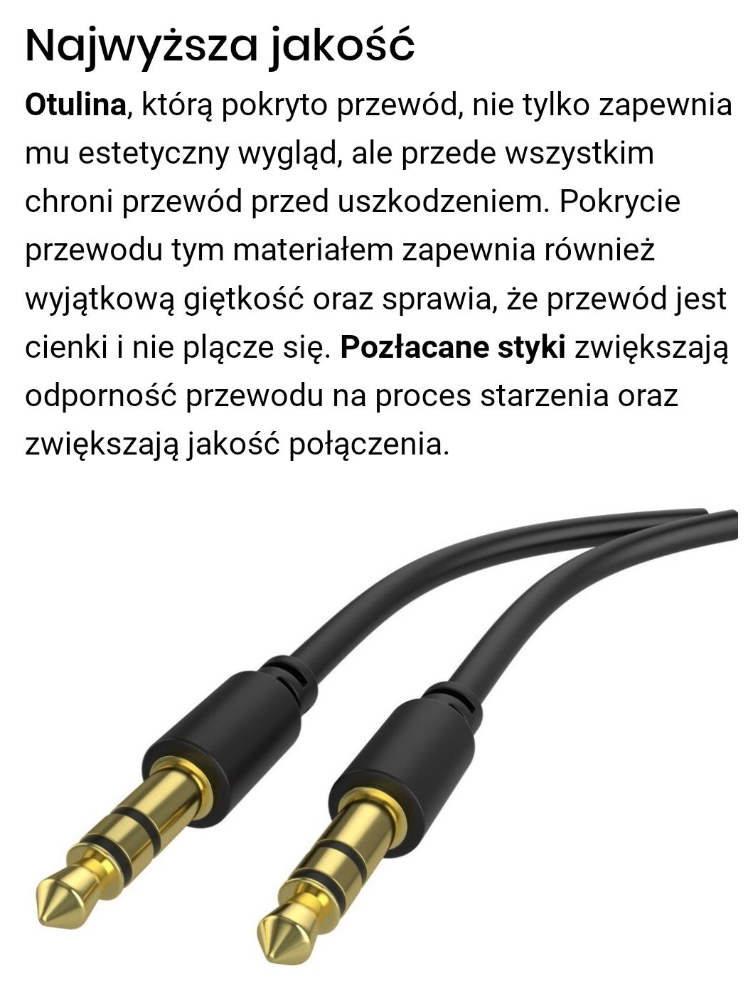 Kabel Jack 3.5 mm - Jack 3.5 mm XLINE 1.5 m