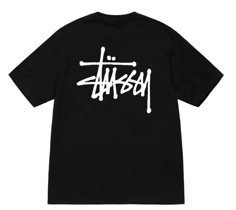 Мужские футболки Stussy 8 Ball Logo Tokyo Bape Logo унисекс