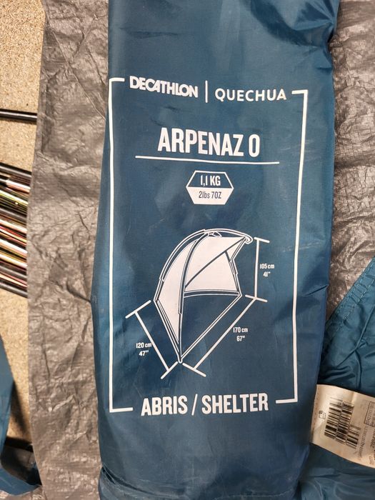 Tenda abrigo solar Arpenaz 0