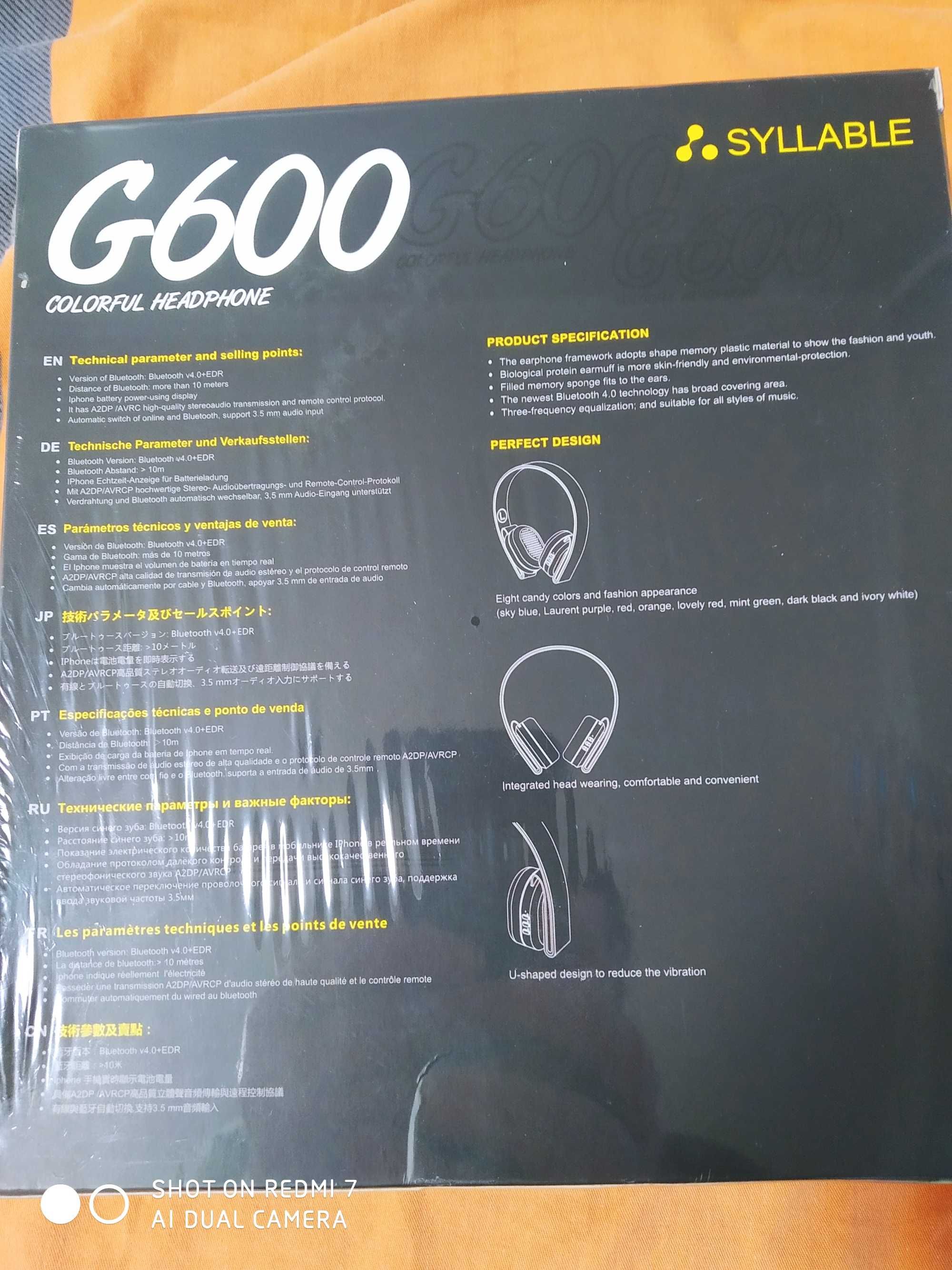 Бездротові навушники SYLLABLE G600-001. Ціну знижено!