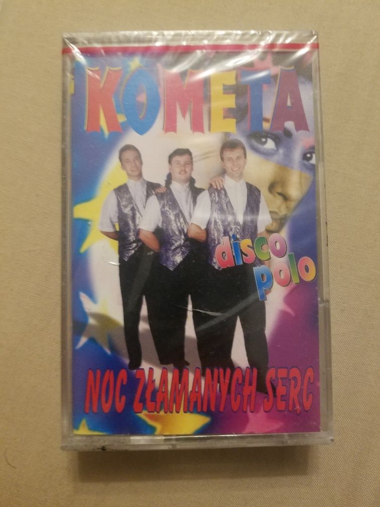kaseta magnetofonowa w foli  disco polo Kometa