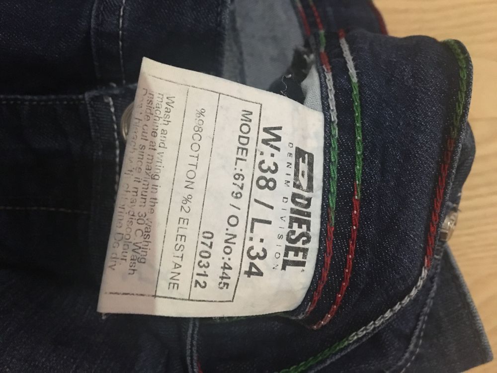 Jeansy DIESEL W: 38. L: 34. XXL