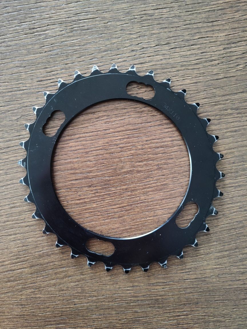 Blaty owalne Rotor QRings  50/34 AbsoluteBlack