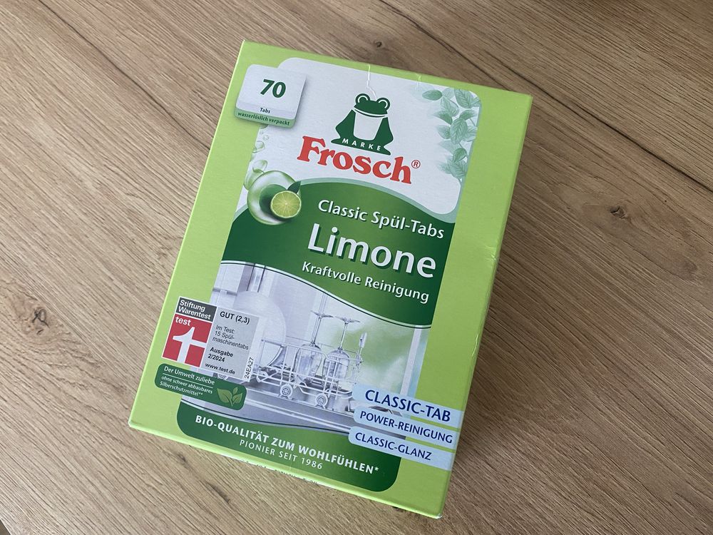 Frosch kapsułki do zmywarki 2 opakowania NOWE tabletki limonka