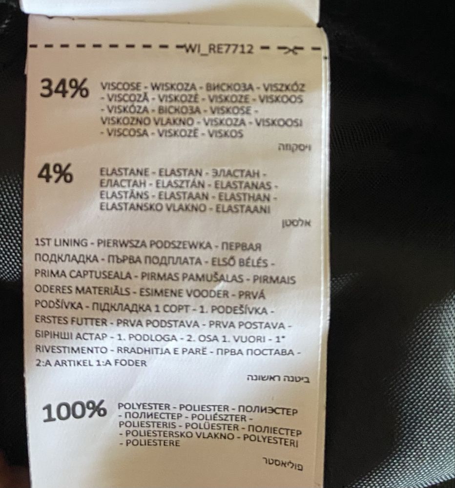 Reserved spodnie damskie XXL czarne nowe