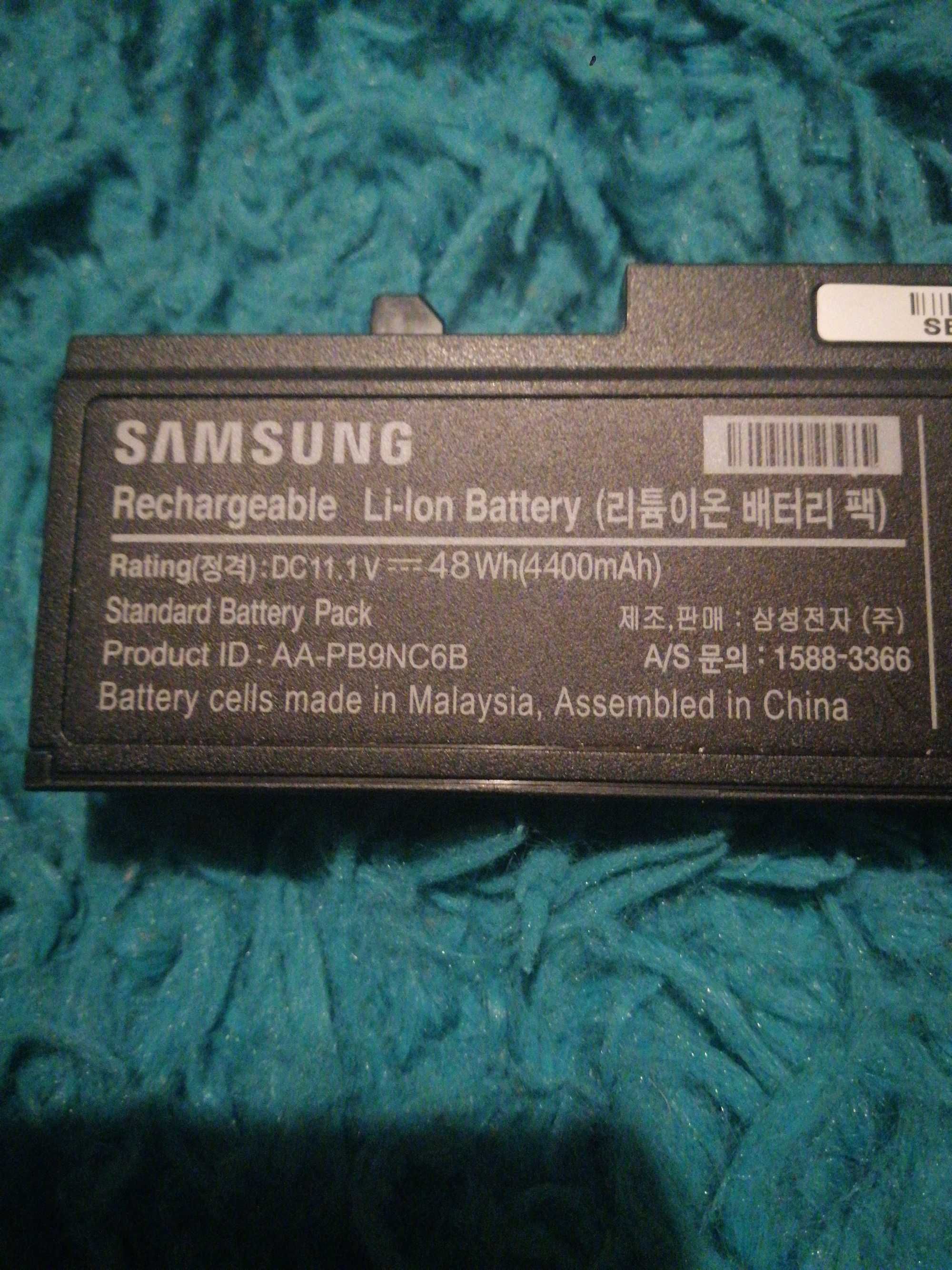 Батарея в ноут samsung