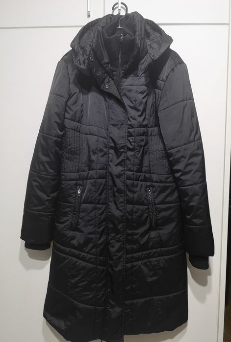 Zimowa, długa kurtka /płaszcz Perso rozm L