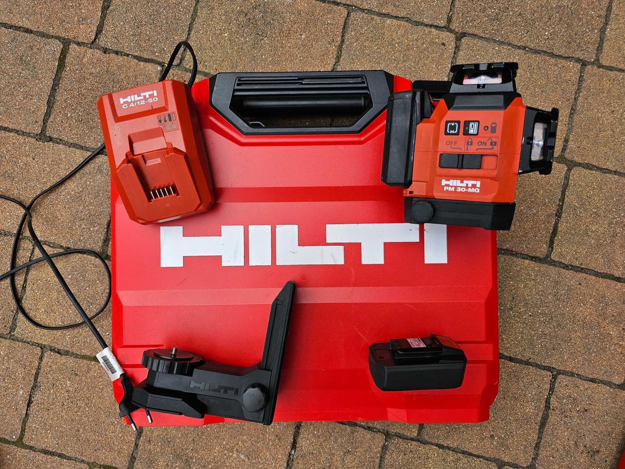 HILTI PM 30-MG zestaw 2xAku ładowarka walizka   2022