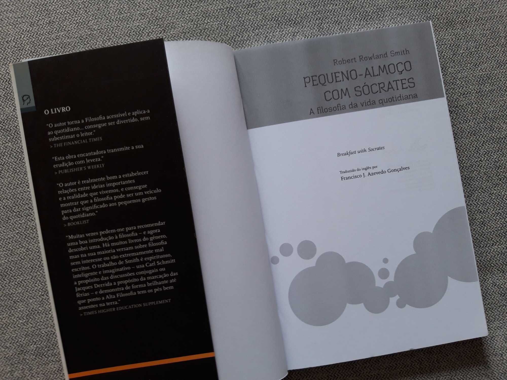 Livro "Pequeno-almoço com Socrátes" de Robert Rowland Smith