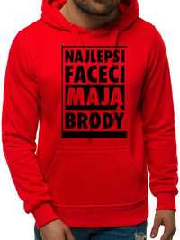 "Najlepsi Faceci Mają Brody" Bluza/Tshirt z nadrukiem