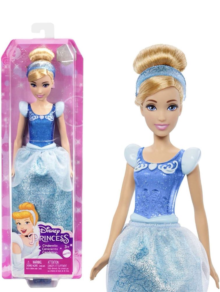 Принцессы Дисней Рапунцель Эльза Анна Белль Золушка Аврора Mattel