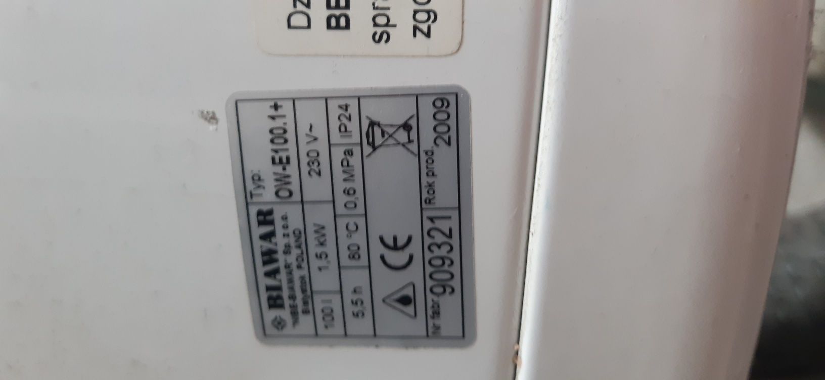 Bojler elektroniczny 100 litrów