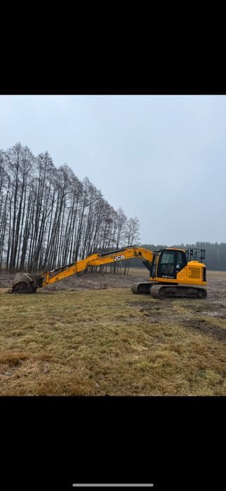 Usługi koparkami karczowanie niwelacja terenu załadunek ziemi
