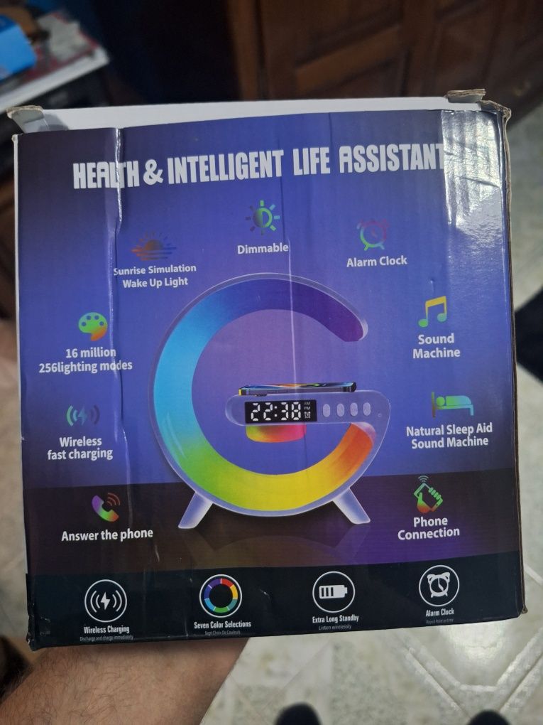 G23 Smart Light & Sound Machine candeiro luminaria RGB led