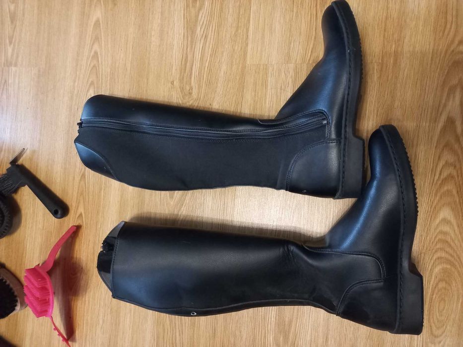Oficerki buty do jazdy konnej decathlon 38 bdb