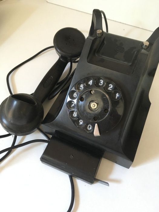 Telefone Antigo Preto
