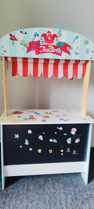 Teatrzyk, sklepik, sklepik dla dzieci, drewniany sklepik, teatr