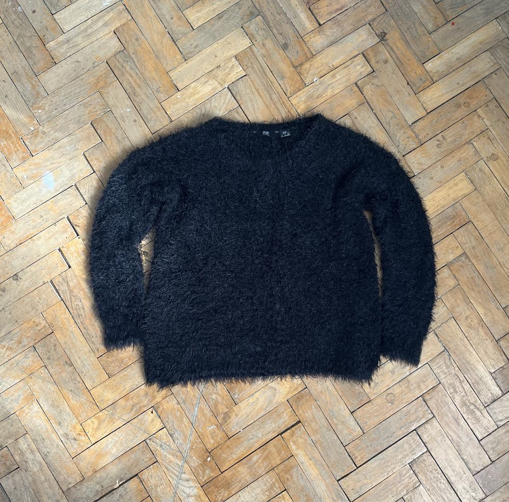 Sweter damski F&F rozmiar L EUR 40 czarny ciemny poliester nylon tanio