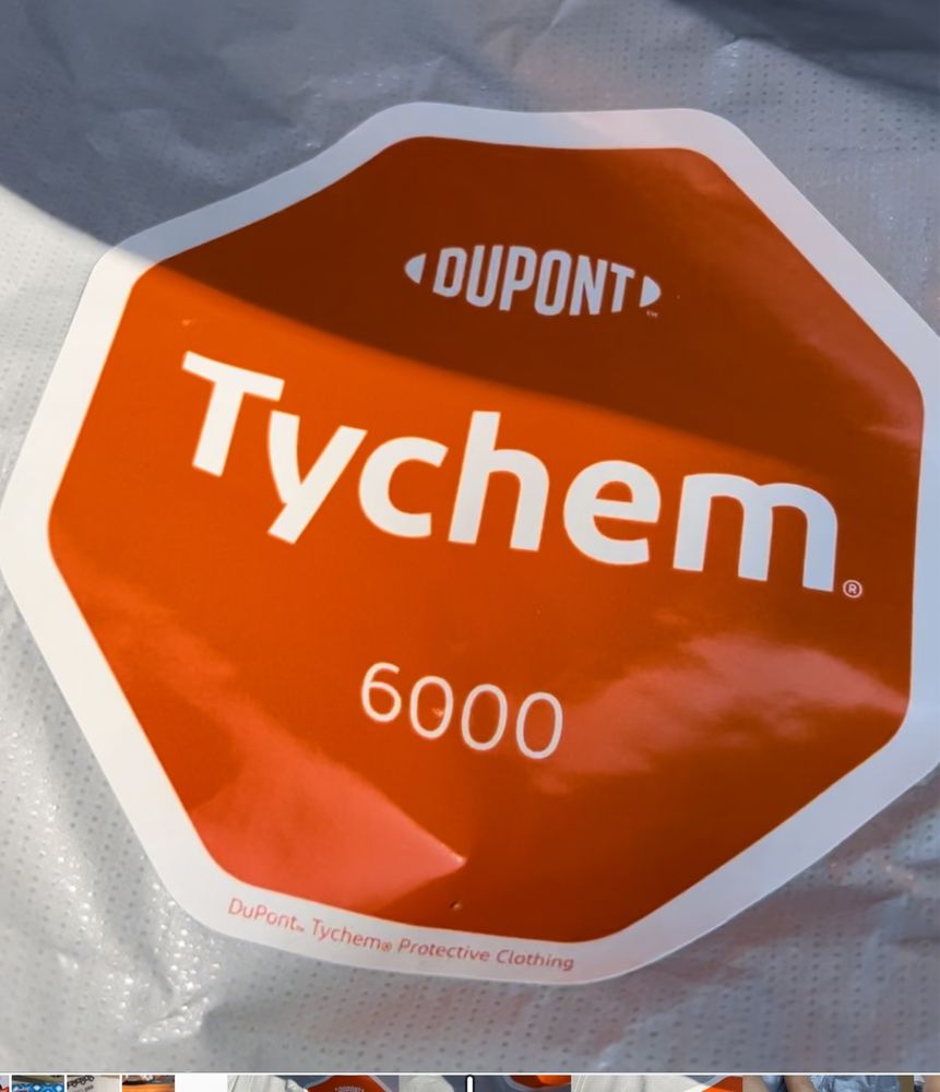 Комбінезон захисний DuPont™ Tychem® 6000 F сірий