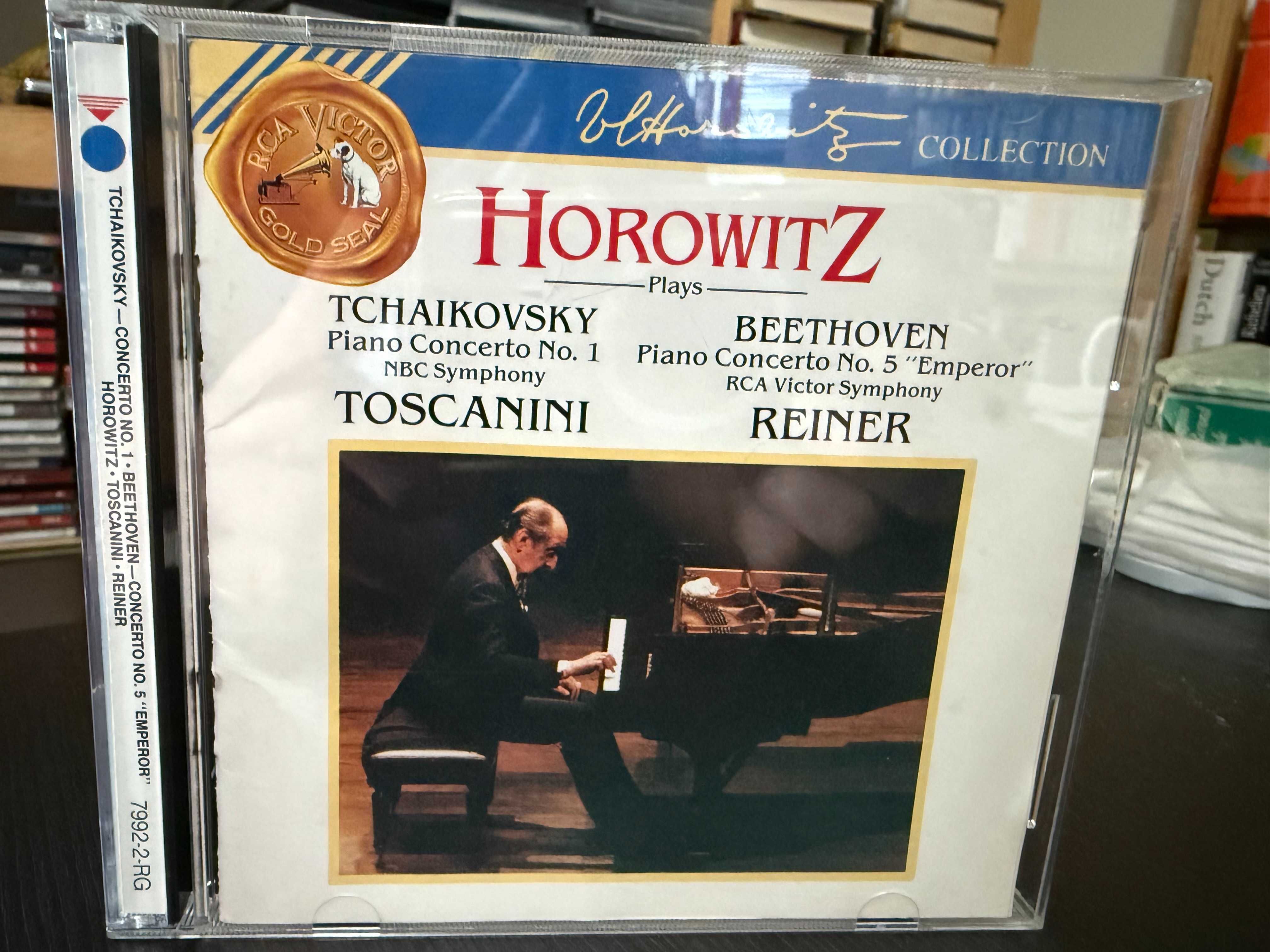 Tchaikovsky, Beethoven – Piano Concertos N. 1 & 5 "Emperor" – Horowitz