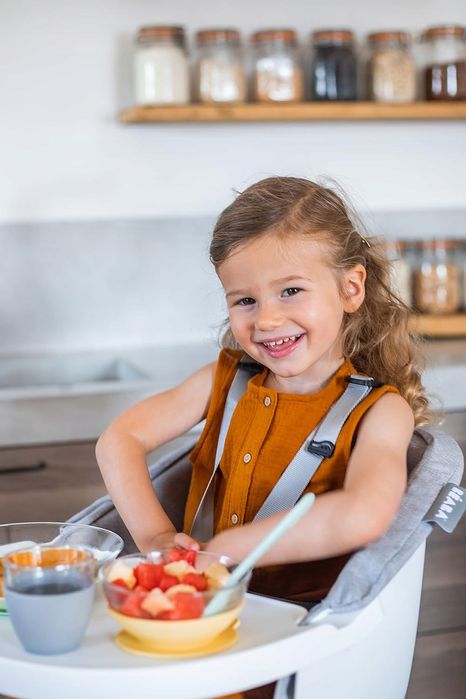 Zestaw do karmienia dziecka 4m+ – silikon + szkło, ergonomiczny