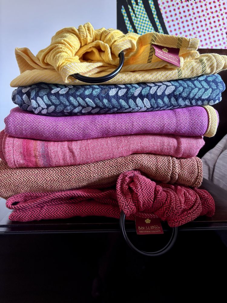 Babywearing: Panos e slings