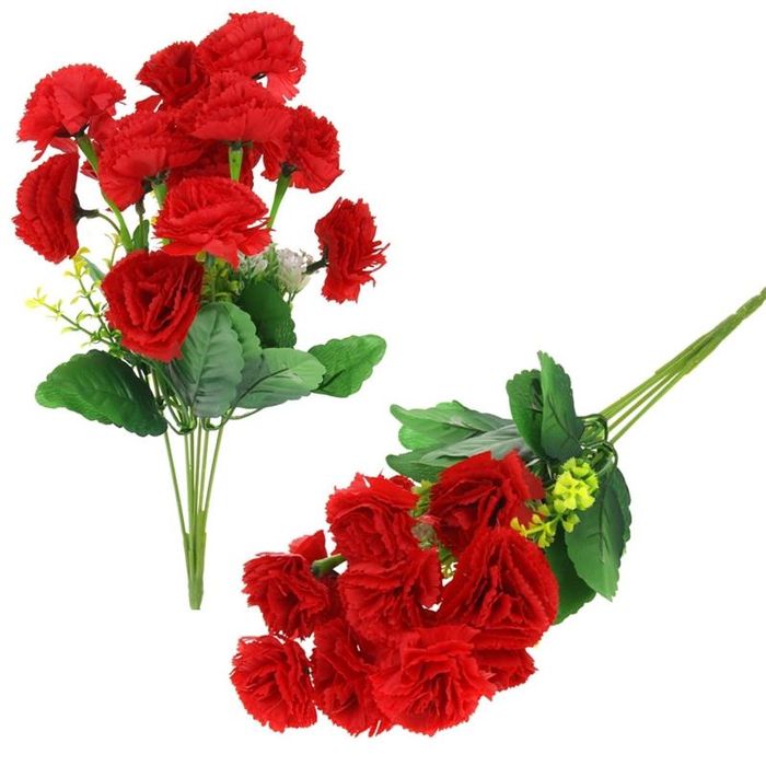 Chryzantema Bukiet Sztuczne Kwiaty do Wazonu Dekoracji Kompozycja 35cm