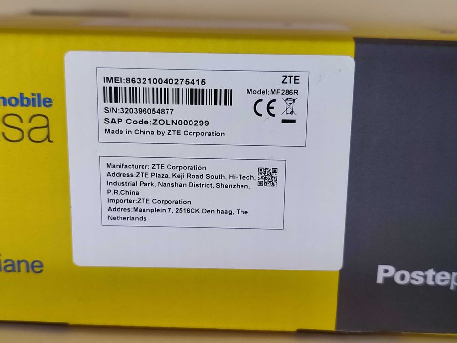 Router ZTE MF286R 4G+ 300mbps Wi-Fi