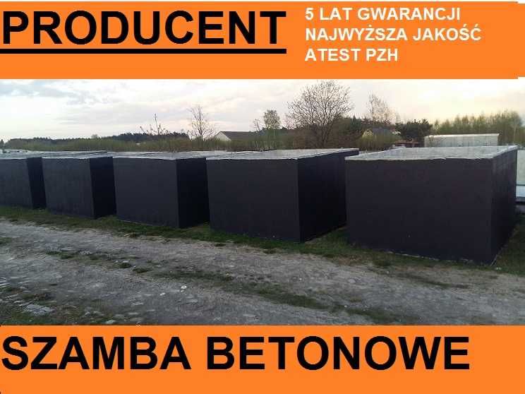 Szamba,szambo betonowe,zbiornik na deszczówkę Kielce Piekoszów Chęciny