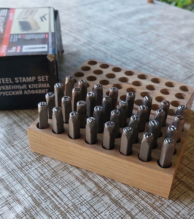 Клейма літерні 6мм