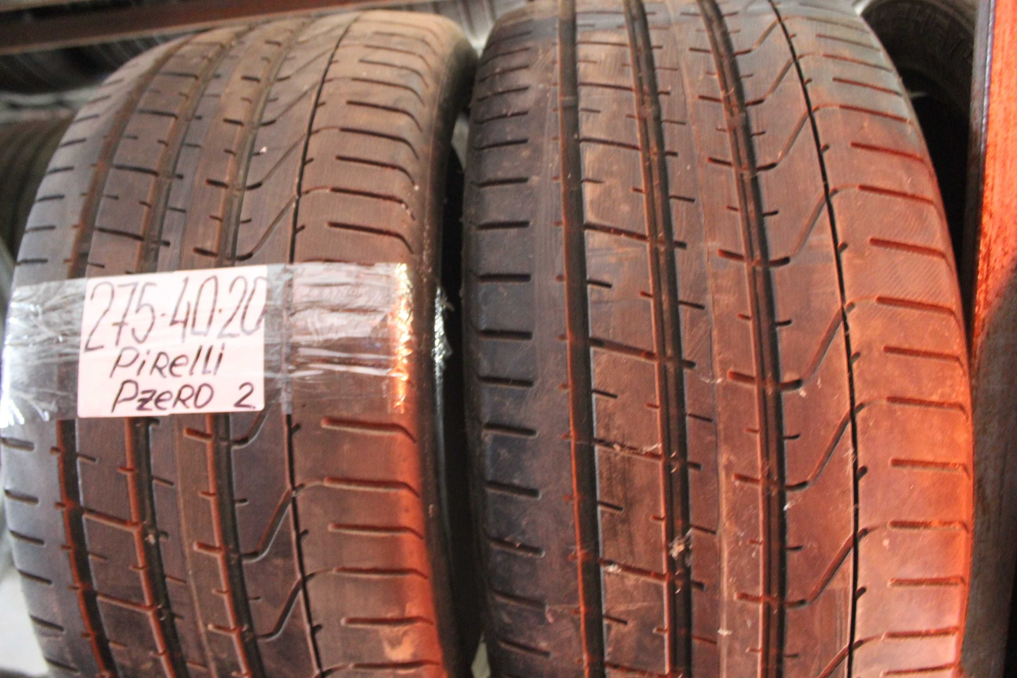 275-40-R20 PIRELLI PZERO 2 штуки пара летней резины GERMANY