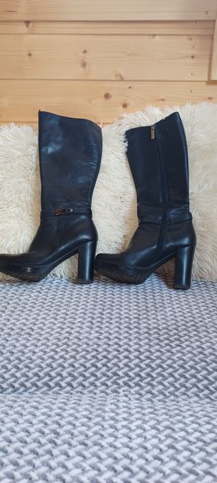 Kozaki LASOCKI skórzane