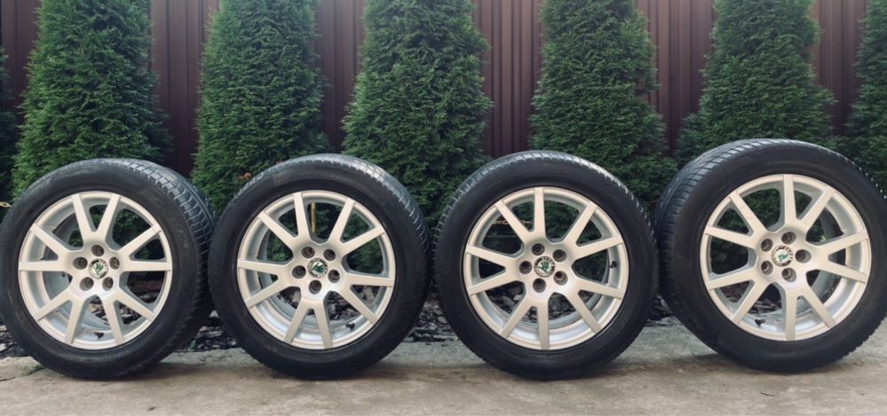 Оригінальні диски Spider R16 5x100 спайдер Skoda Octavia 1UO601025N