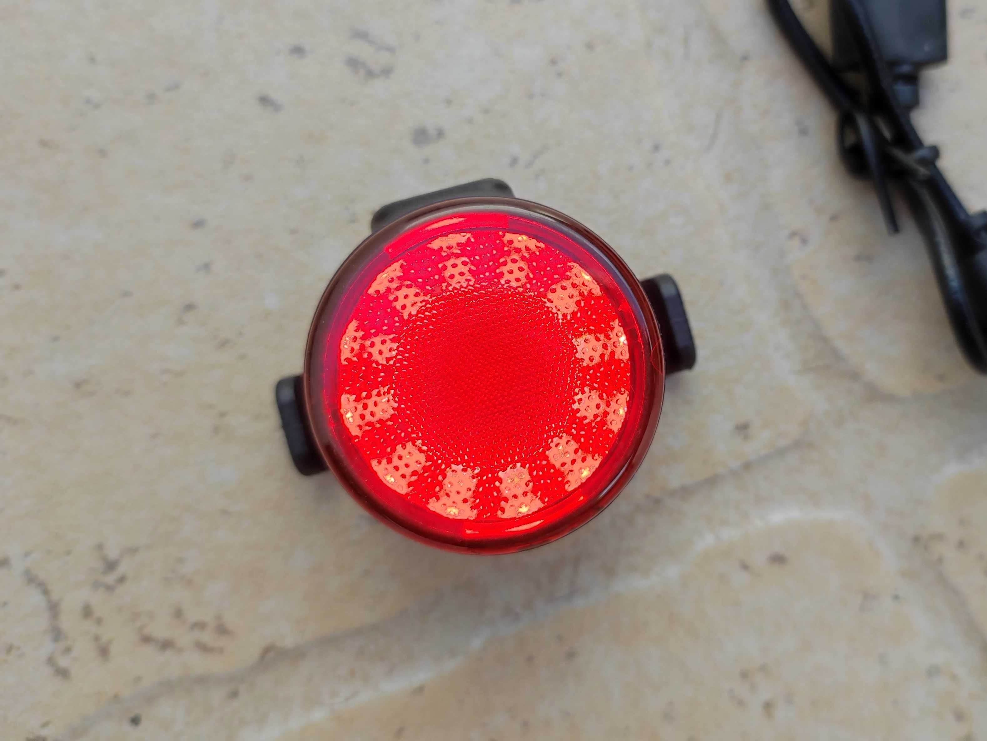 Luz LED Bicicleta Traseira Recarregável USB