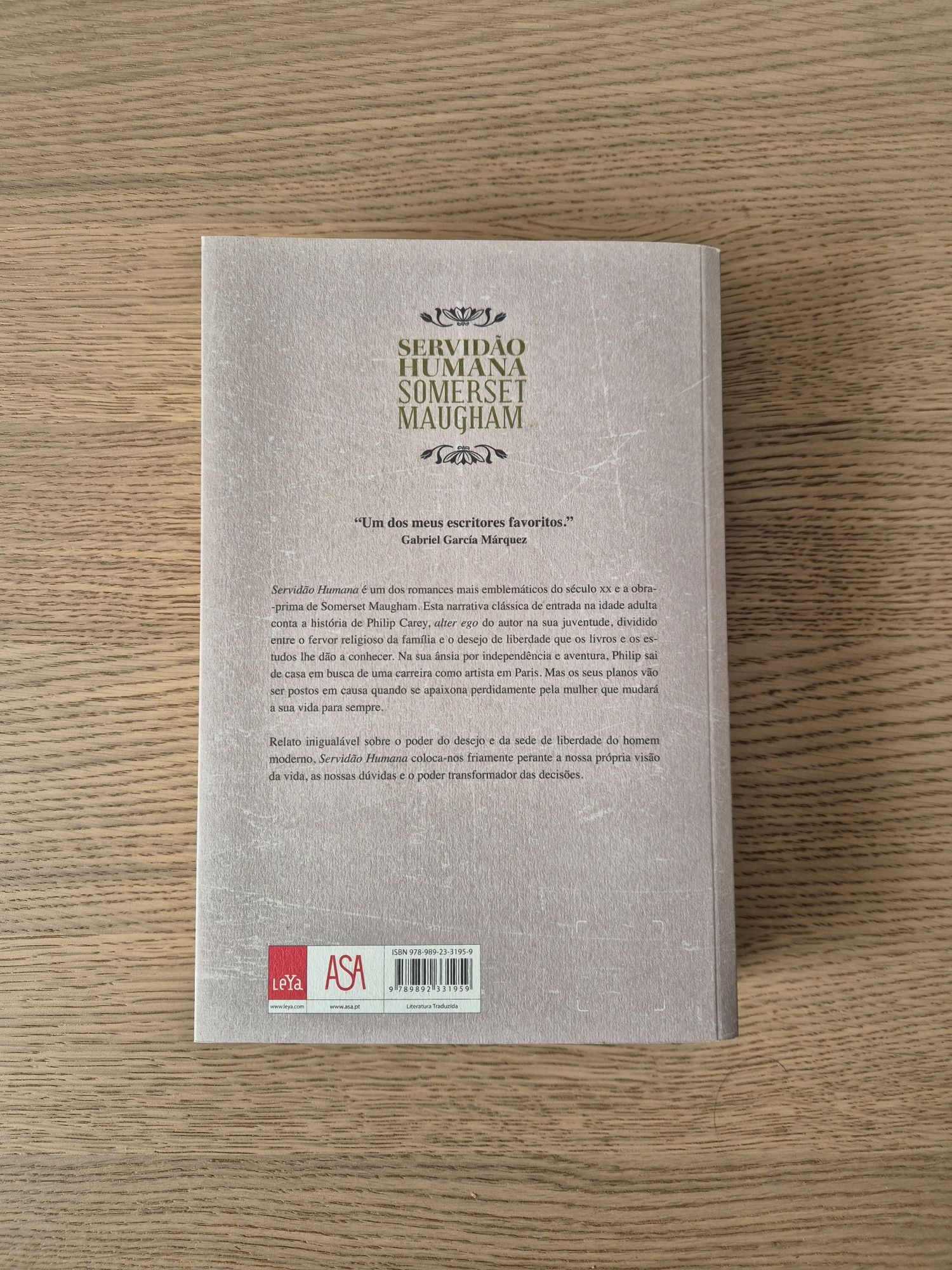 Servidão Humana de William Somerset Maugham