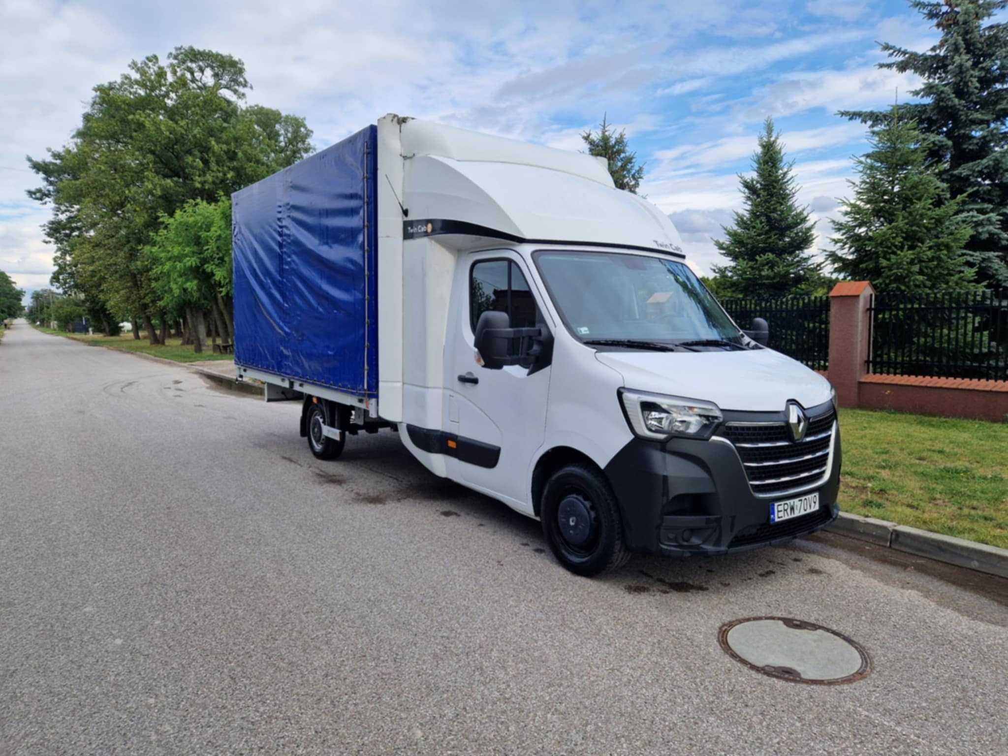 Renault Master Wejkama Twin Cab poduszki pneumatyczne 10 EP webasto