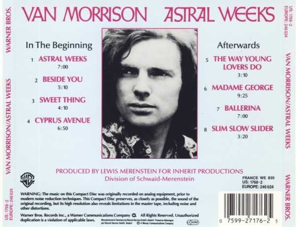 Van Morrison ‎– Astral Weeks