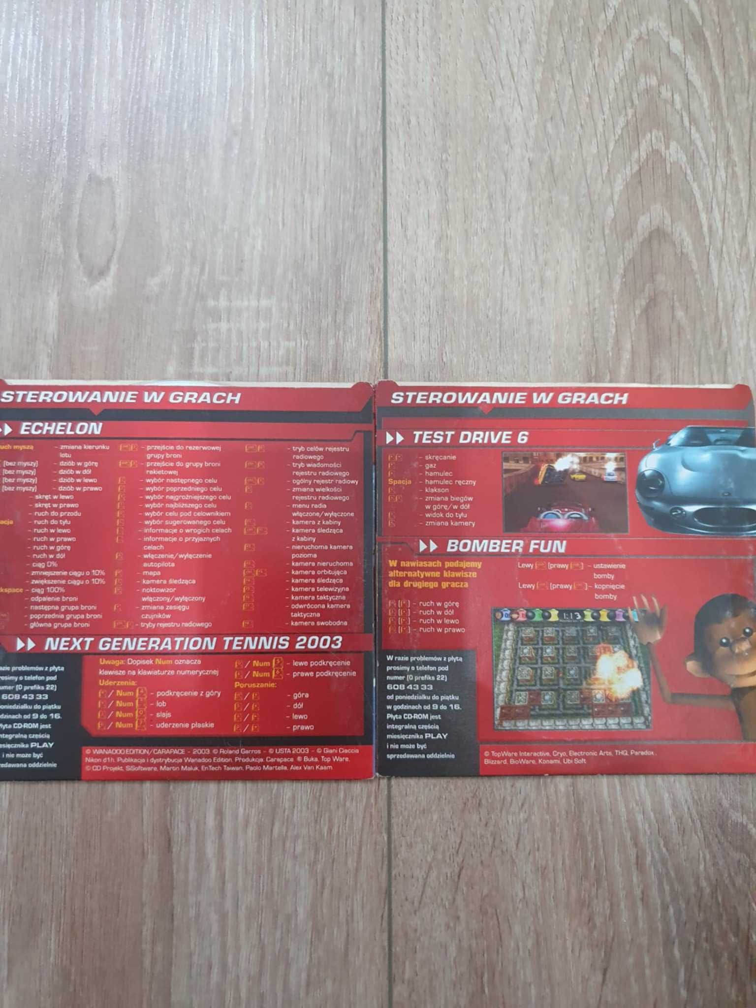 Play 9/2003 Test drivr 6, Bomber fun, Next generation tennis 2003 PC.