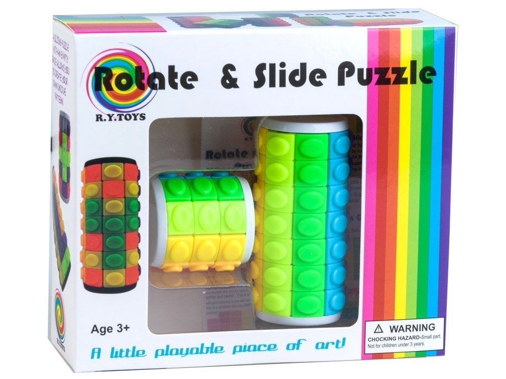 Gra Układanka Obrotwy Kubek Kolorowe Puzzle Za2088