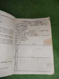 Caderneta militar 1919