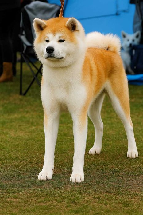 Akita japońska czerwona dziewczynka ZKwP / FCI