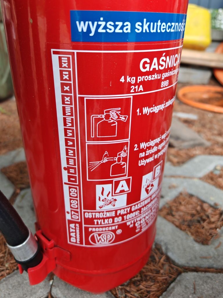Gaśnice proszkowe 4kg,cena za 4szt.