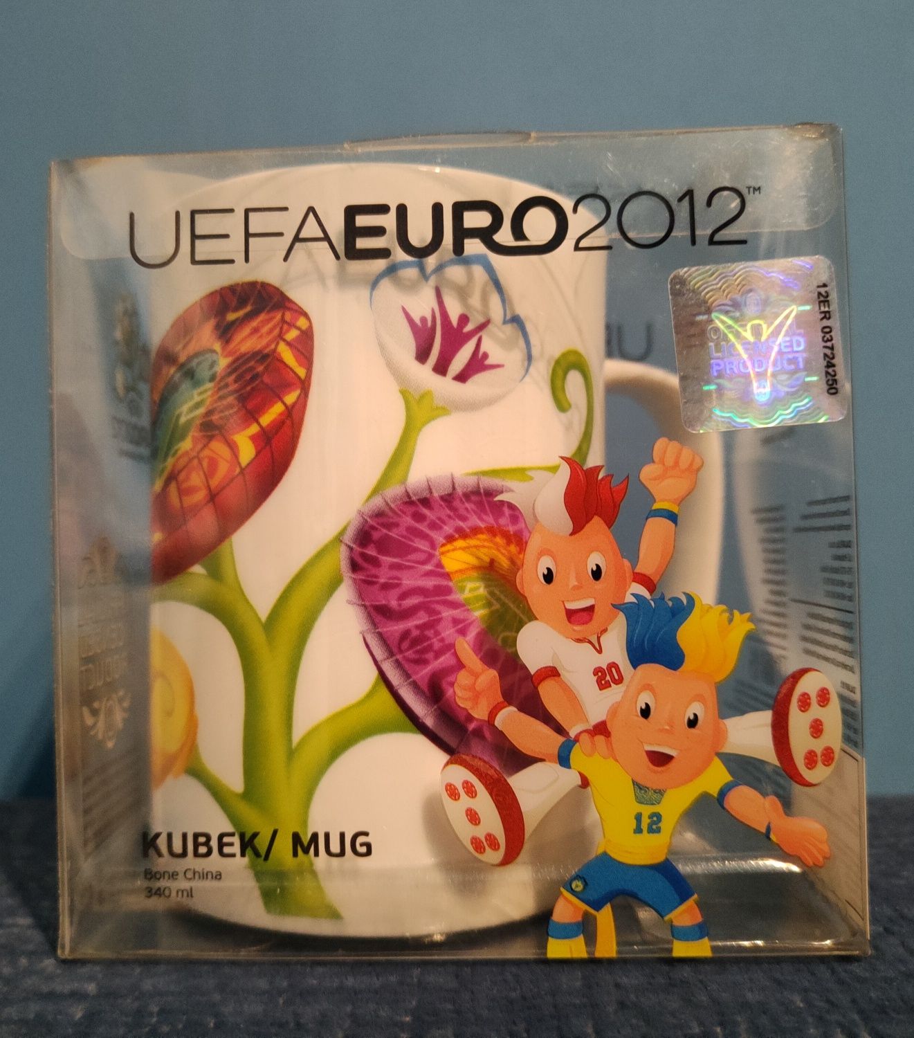 Kubek Euro 2012 oryginalnie zapakowany